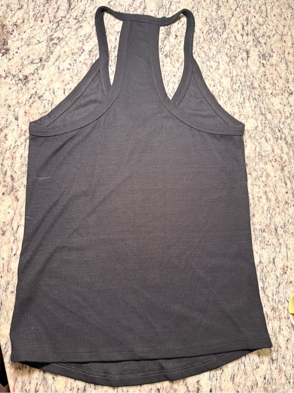 ♡ Joah Brown V-Neck Racerback Tank Black FlexRib - Picture 11 of 11